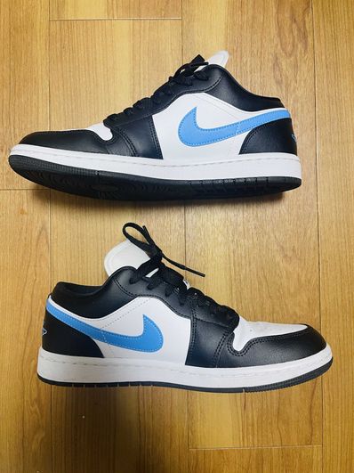 Nike Women's Air Jordan 1 Low "Black/University Blue"