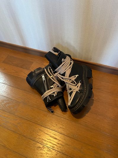 Rick Owens × Dr.Martens 1460 DMXL Mega Lace Boot "Black"