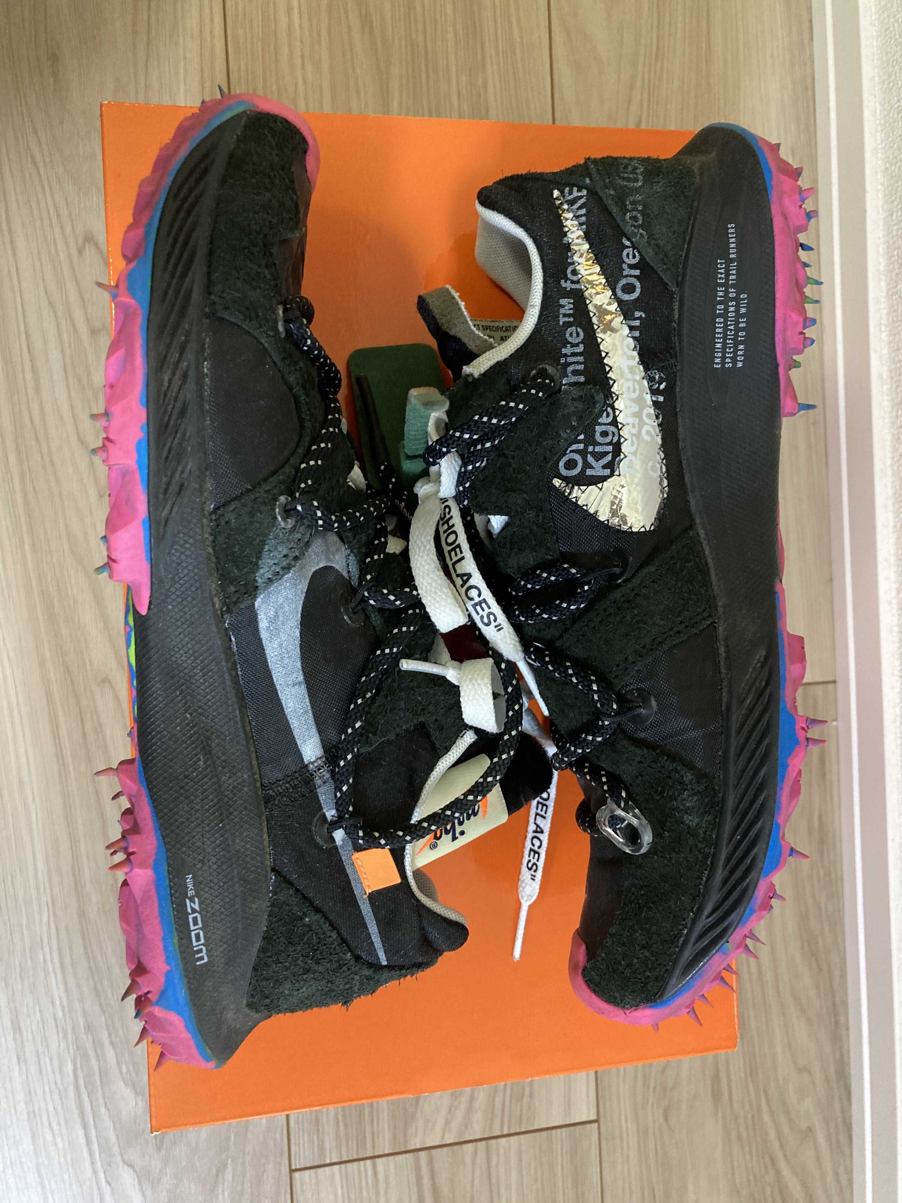 Off-White × Nike Women's Zoom Terra Kiger 5 "Black"