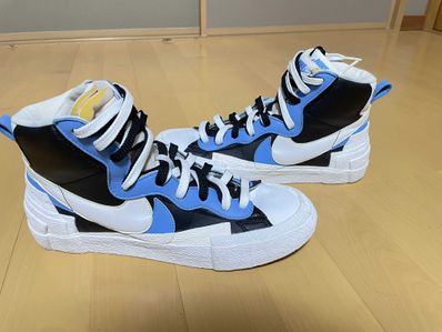 sacai × NIKE BLAZER MID "BLACK / BLUE"