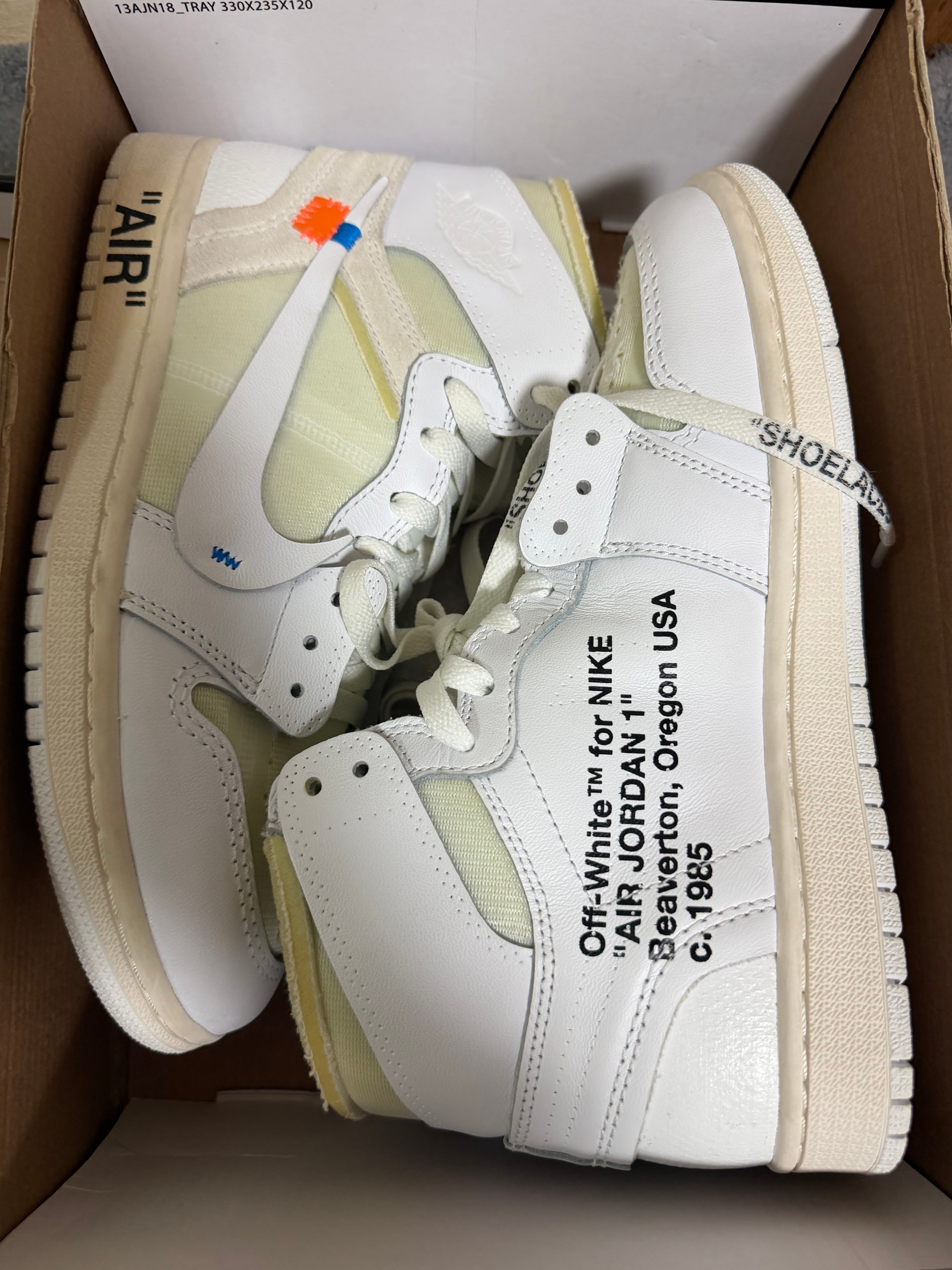 Off-White × Nike Air Jordan 1 Retro High "White"