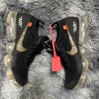Off-White × Nike Air Vapormax "Black/Total Orange/Clear"