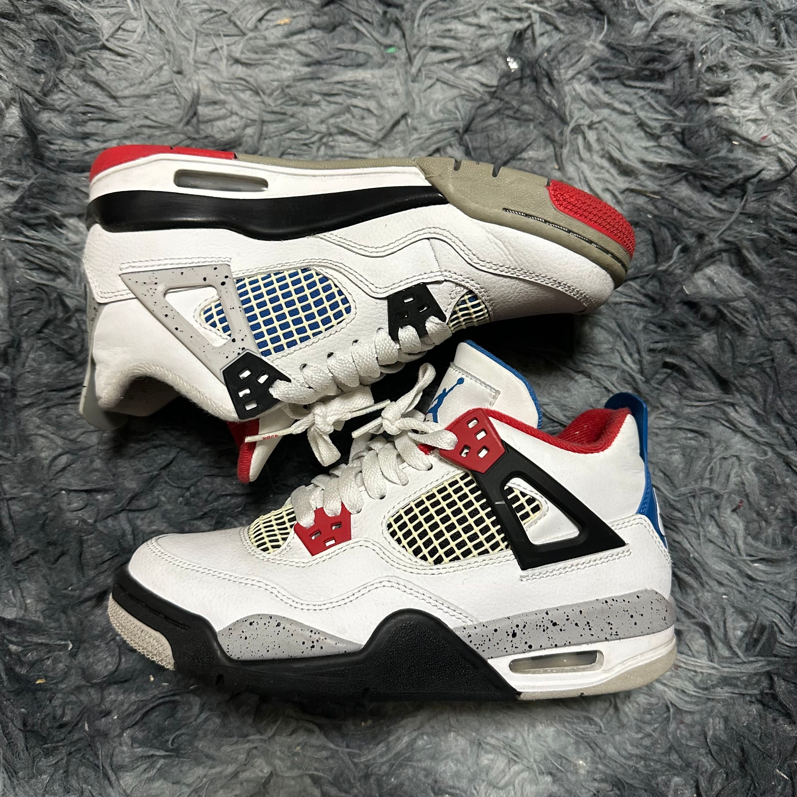 NIKE AIR JORDAN 4 GS WHAT THE 4