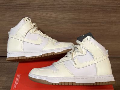 Nike Women's Dunk High "Sail/White-Gum"