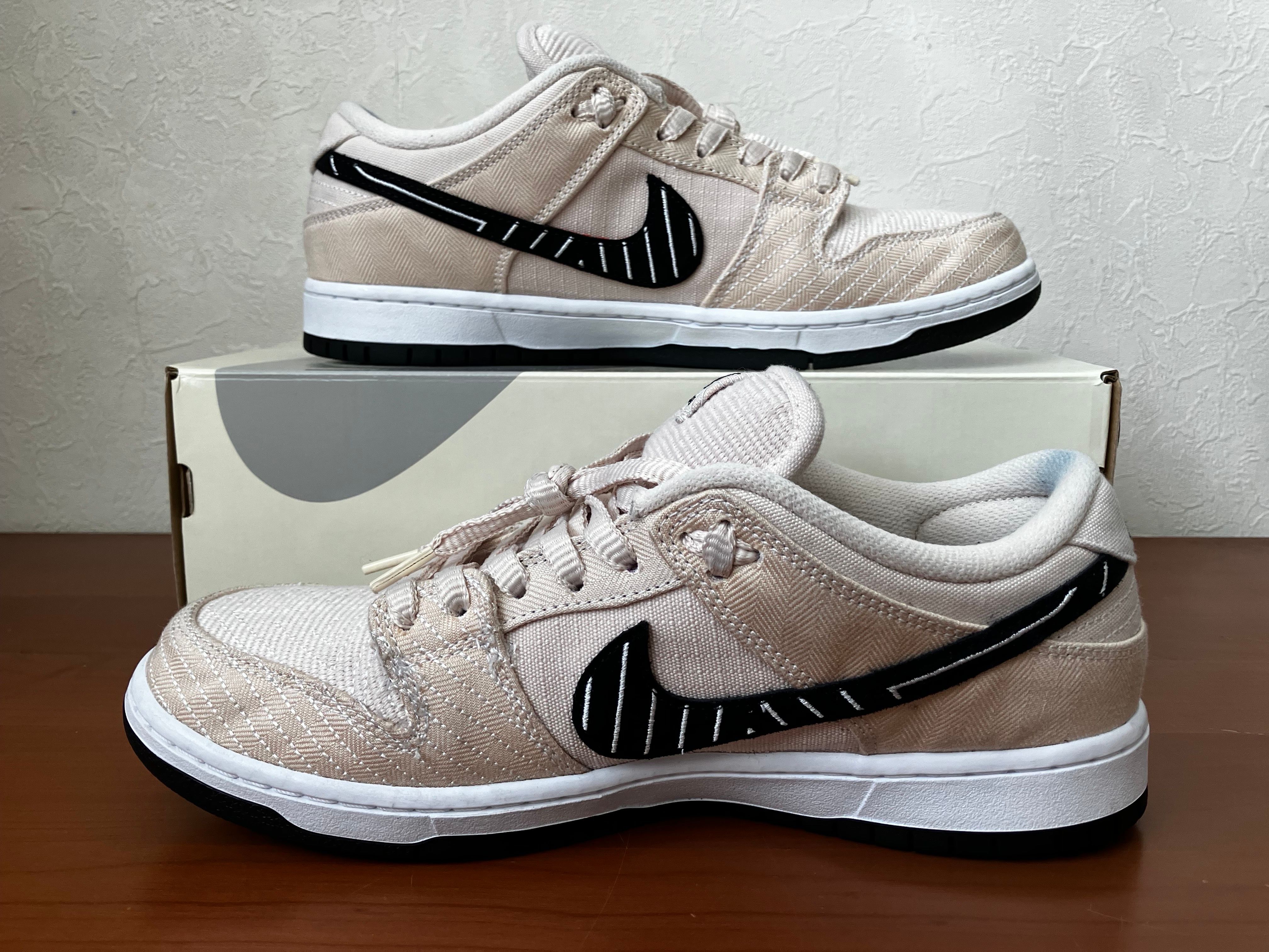 Albino & Preto × Nike SB Dunk Low Pro QS "Pearl White"