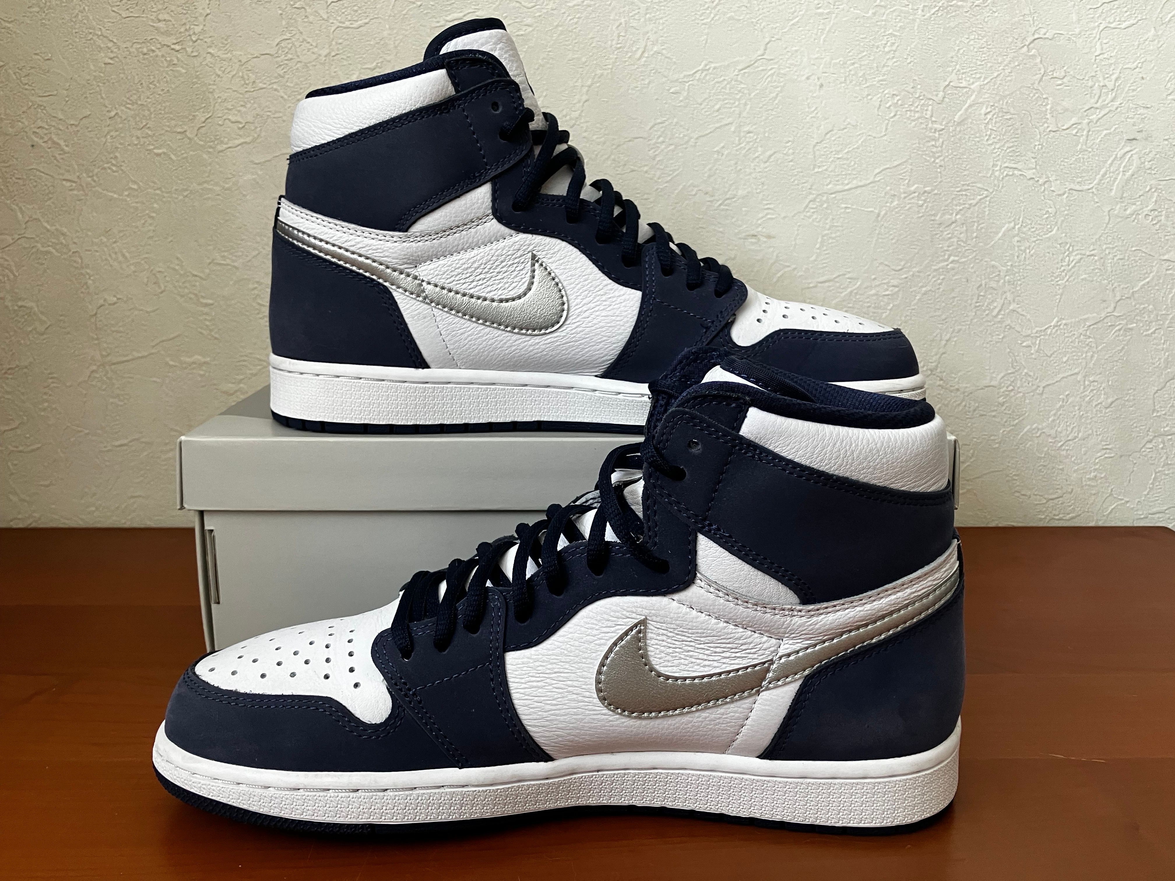Nike Air Jordan 1 High OG CO.JP "White/Midnight Navy" (2020)(ブリーフケースなし)