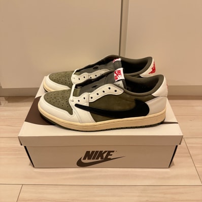 Travis Scott × Nike Air Jordan 1 Low OG SP "Reverse Olive"