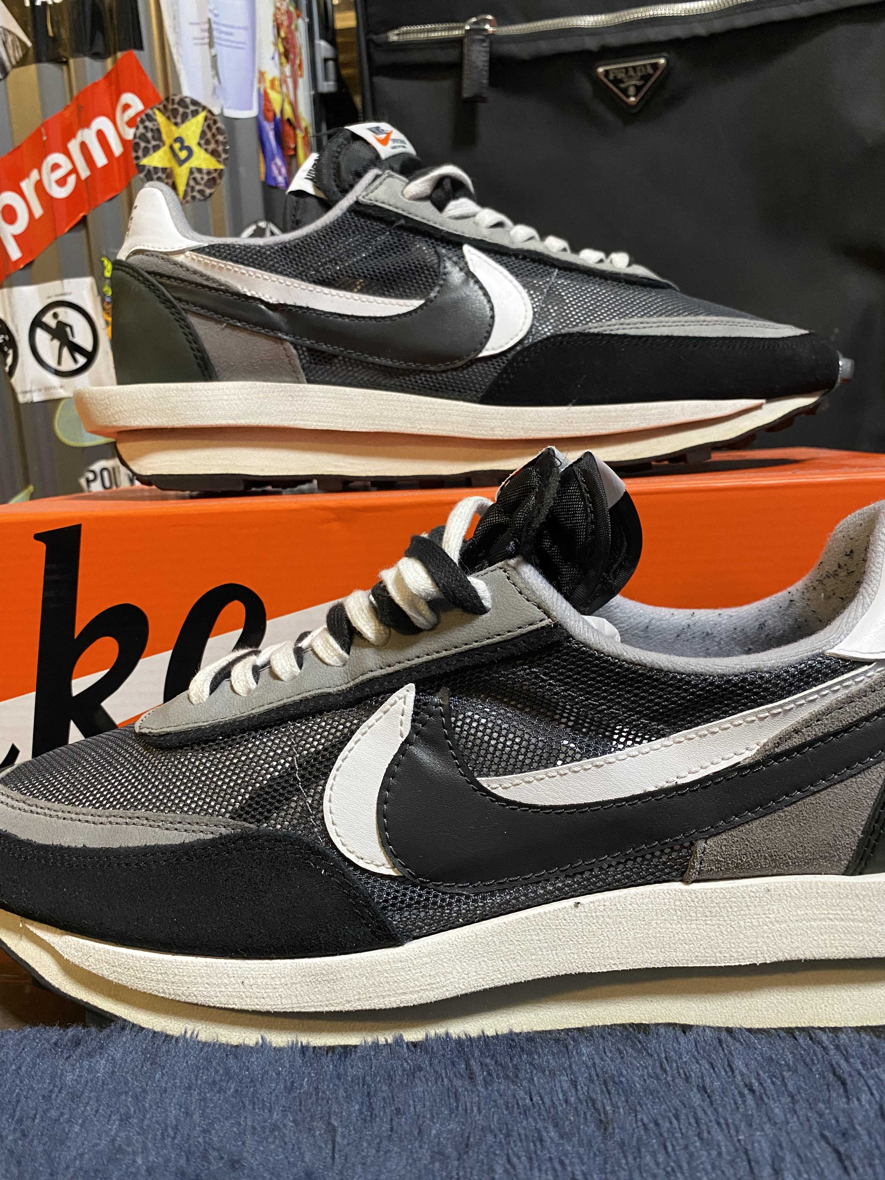 sacai × Nike LD Waffle "Black"