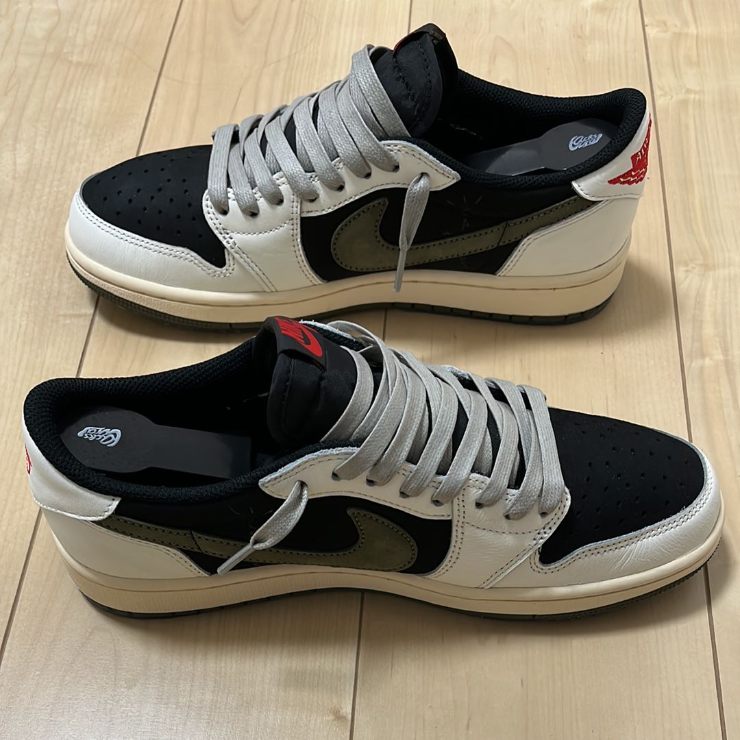 Travis Scott × Nike Women's Air Jordan 1 Low OG "Medium Olive"