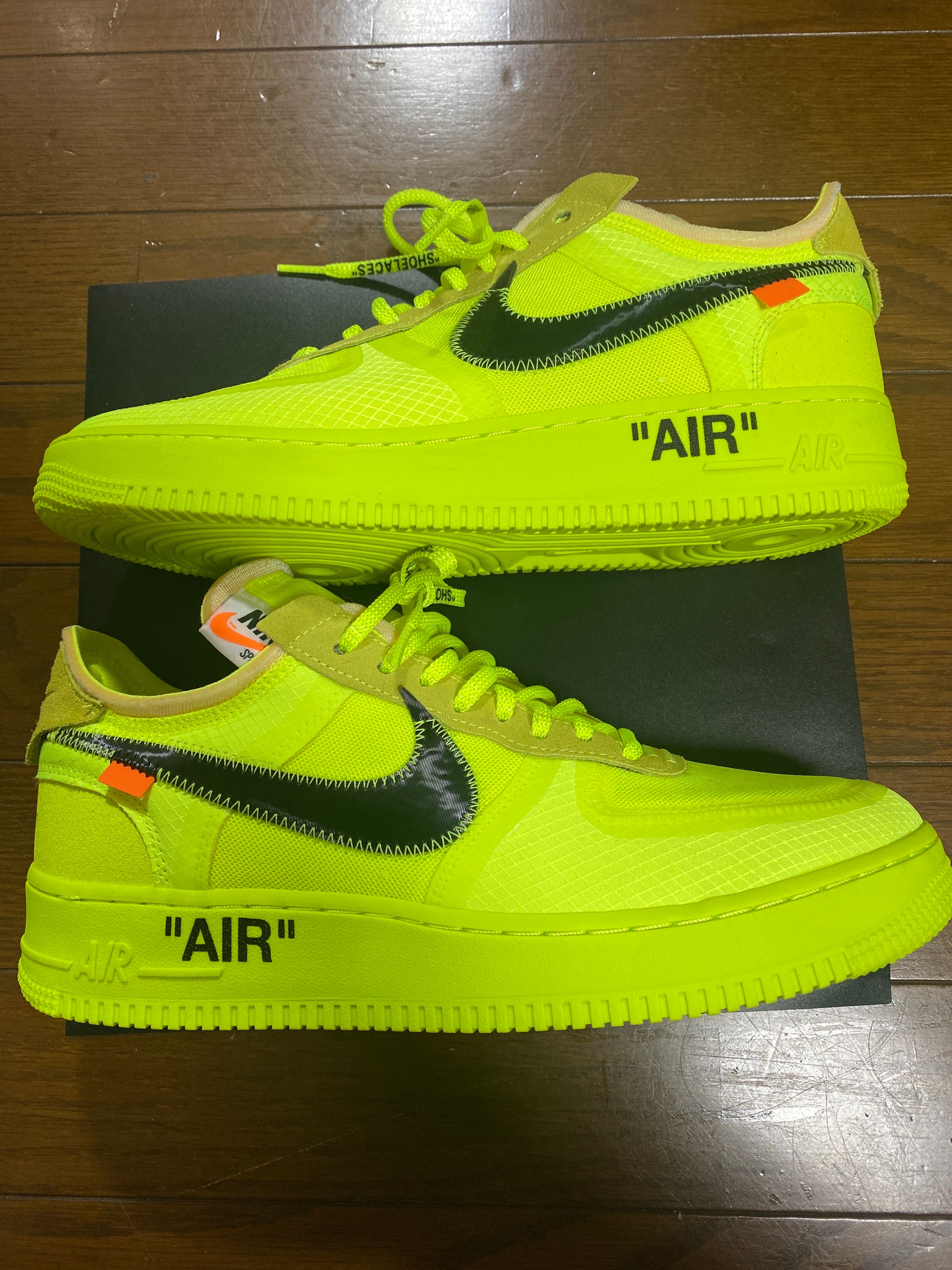 Off-White × Nike Air Force 1 Low "Volt"