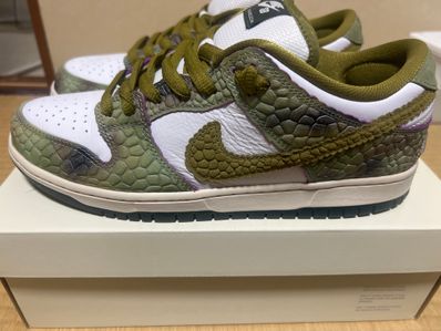 Alexis Sablone × Nike SB Dunk Low Pro "White and Pacific Moss"