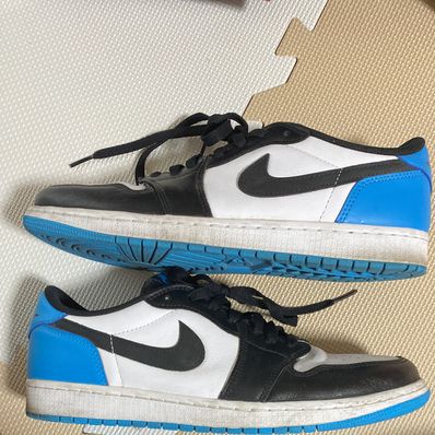 Nike Air Jordan 1 Low OG "Black and Dark Powder Blue/UNC"