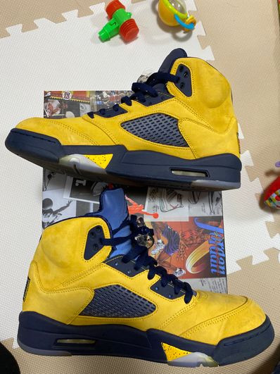 NIKE AIR JORDAN 5 "MICHIGAN"