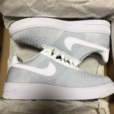 Nike Air Force 1 Flyknit 2.0 "White/Pure Platinum"