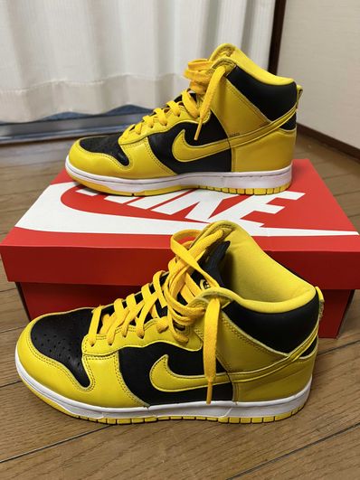 Nike Dunk High "Black/Varsity Maize"