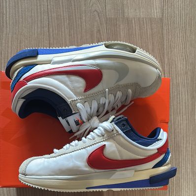 sacai × Nike Zoom Cortez "White and University Red"