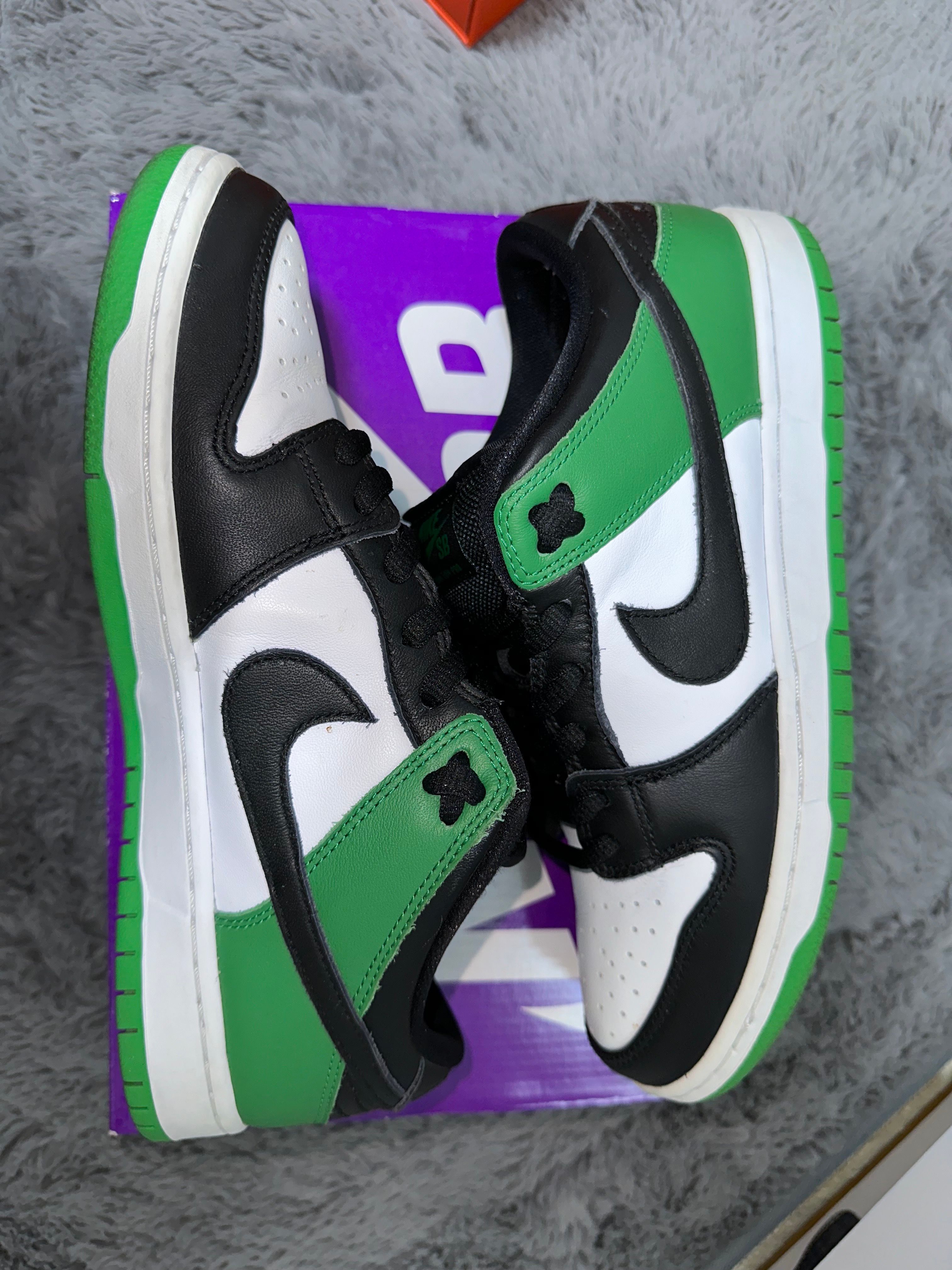 Nike SB Dunk Low Pro "Black and Classic Green"