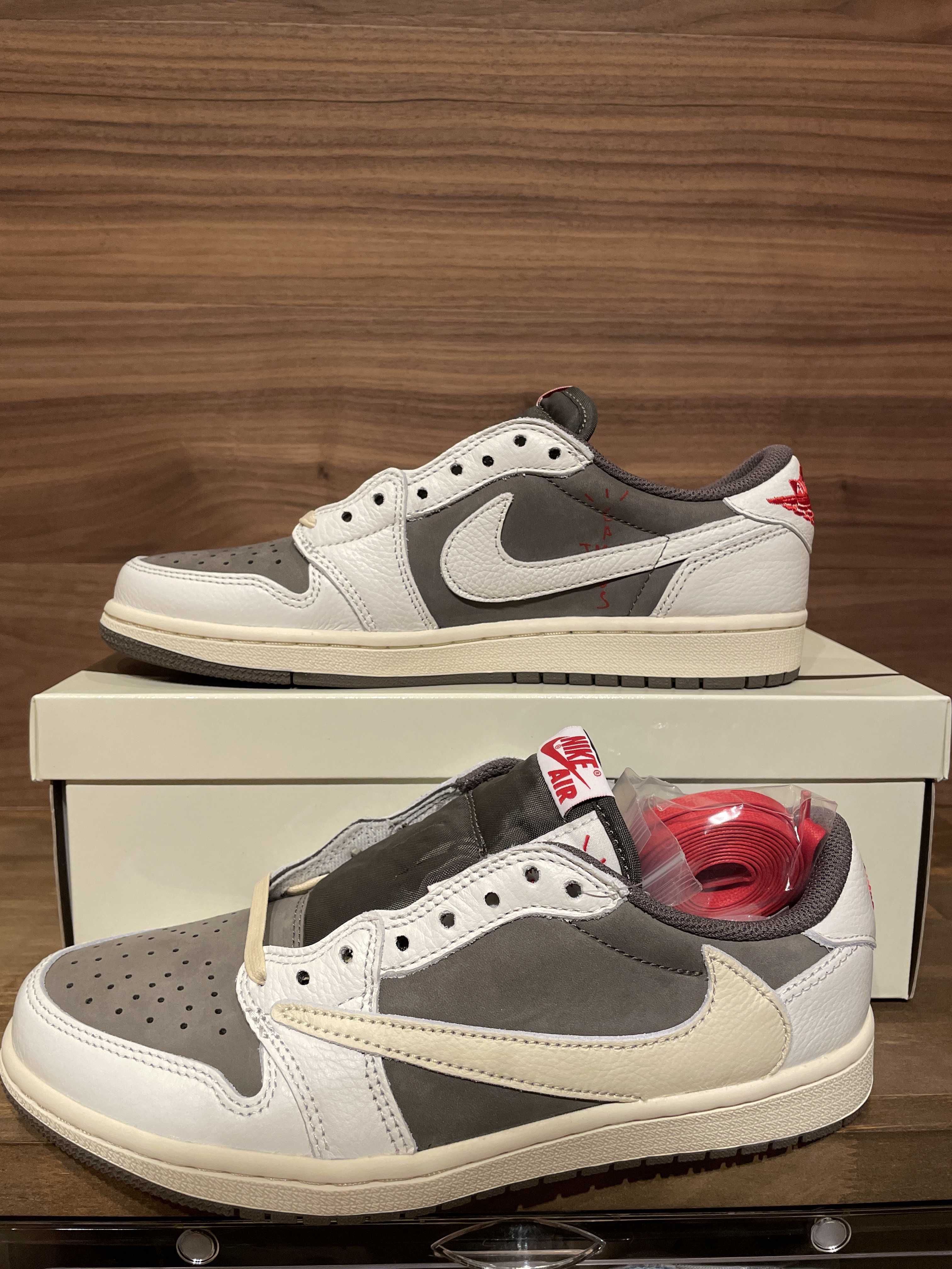 Travis Scott × Nike Air Jordan 1 Low OG SP "Reverse Mocha/Sail and Ridgerock"