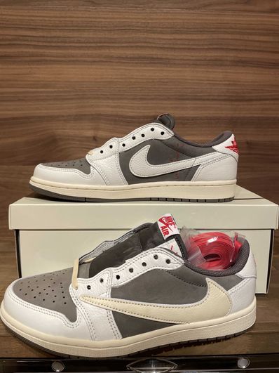 Travis Scott × Nike Air Jordan 1 Low OG SP "Reverse Mocha/Sail and Ridgerock"