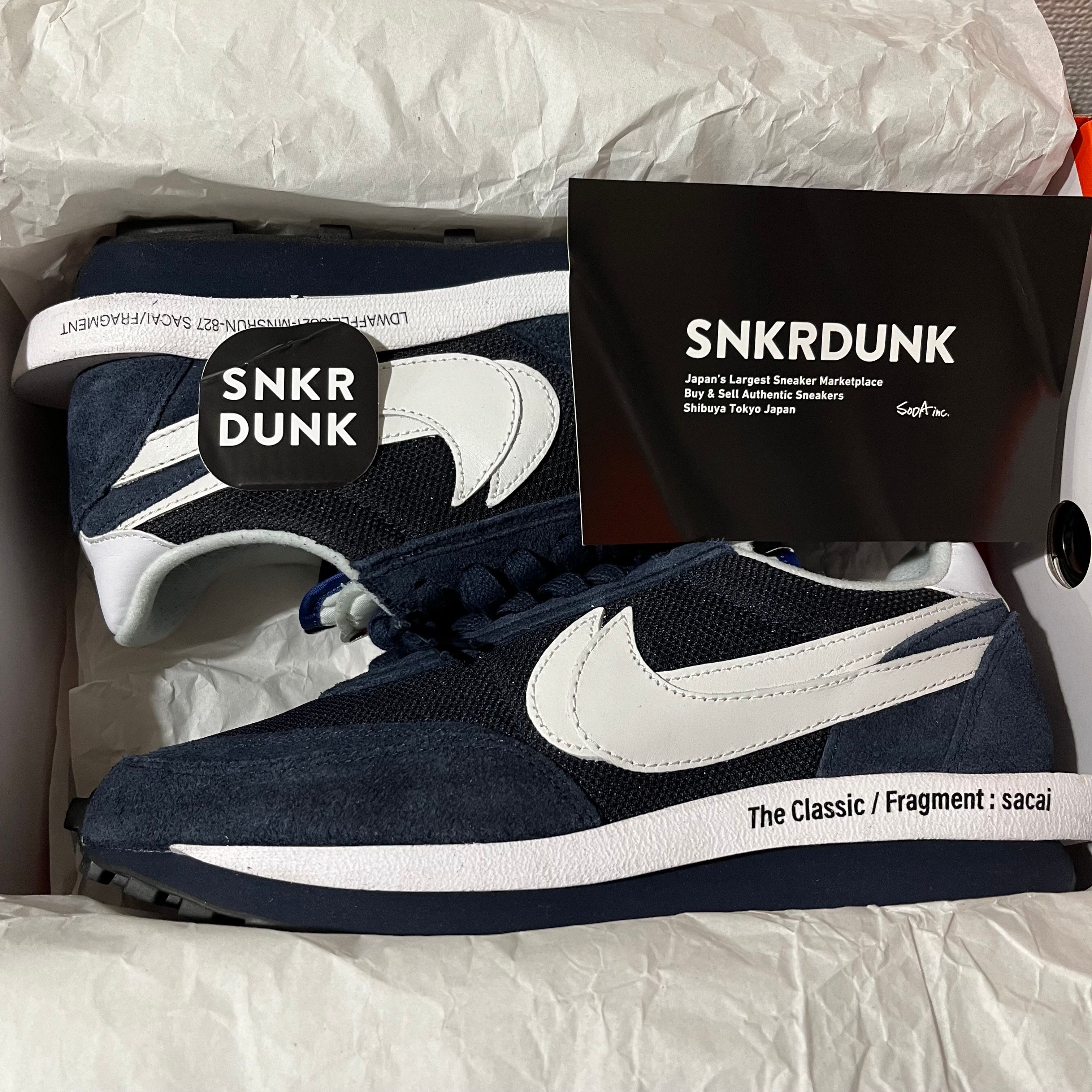 Fragment × sacai × Nike LD Waffle "Blackended Blue"