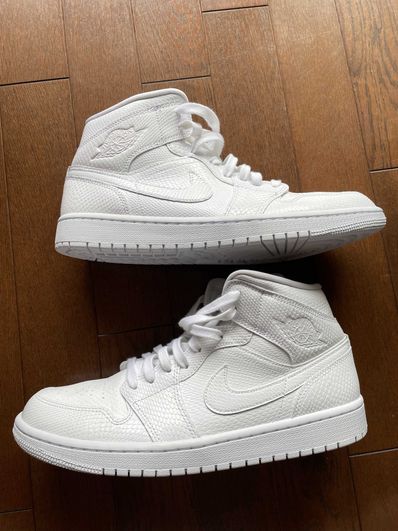 Nike Women's Air Jordan 1 Mid "Snake Skin"