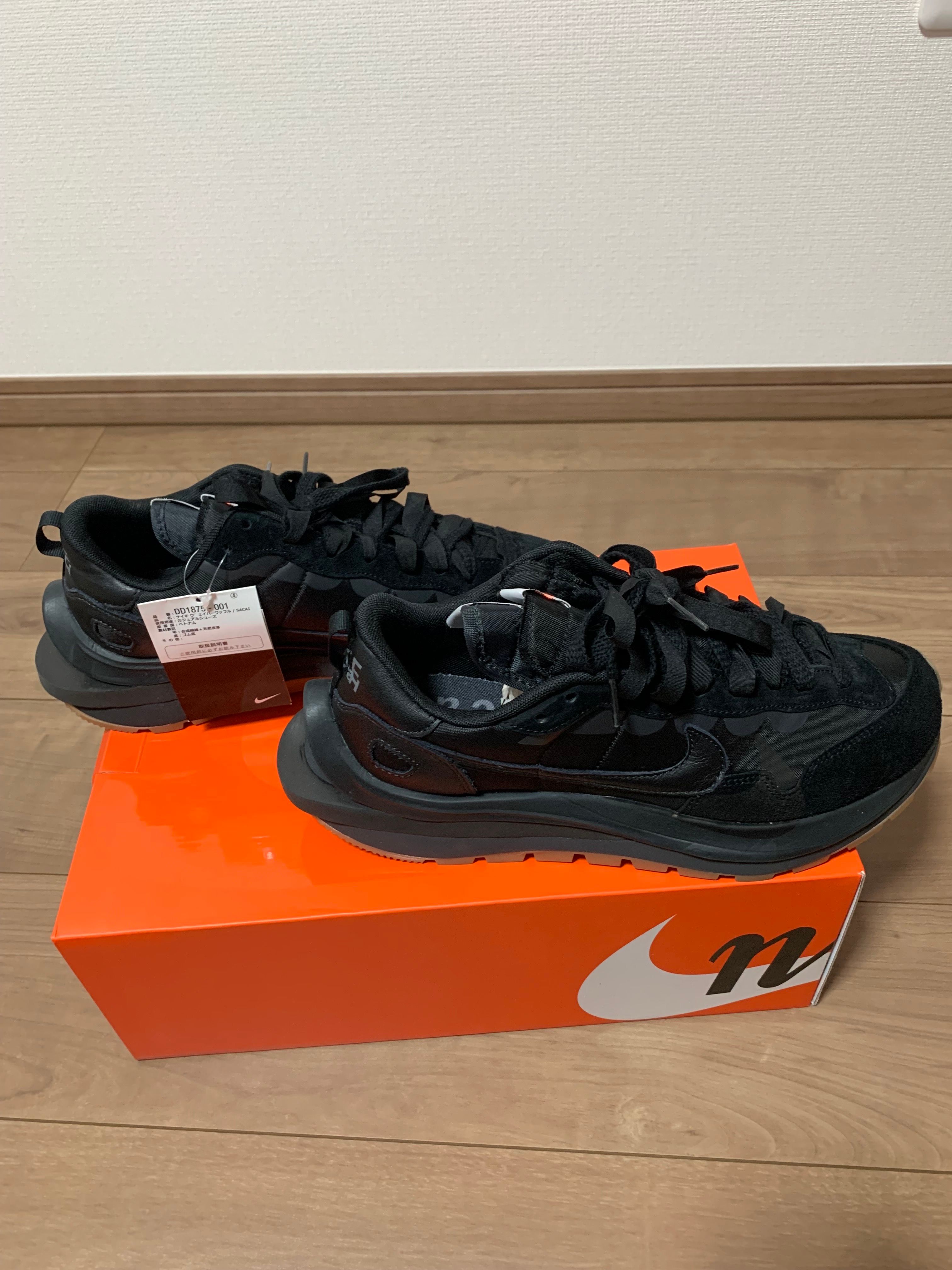 sacai × Nike VaporWaffle "Black Gum"