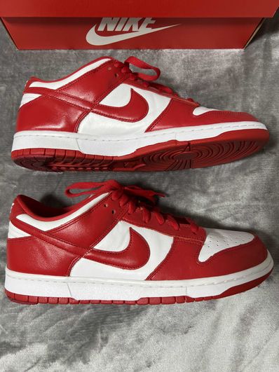 Nike Dunk Low SP "White and University Red"