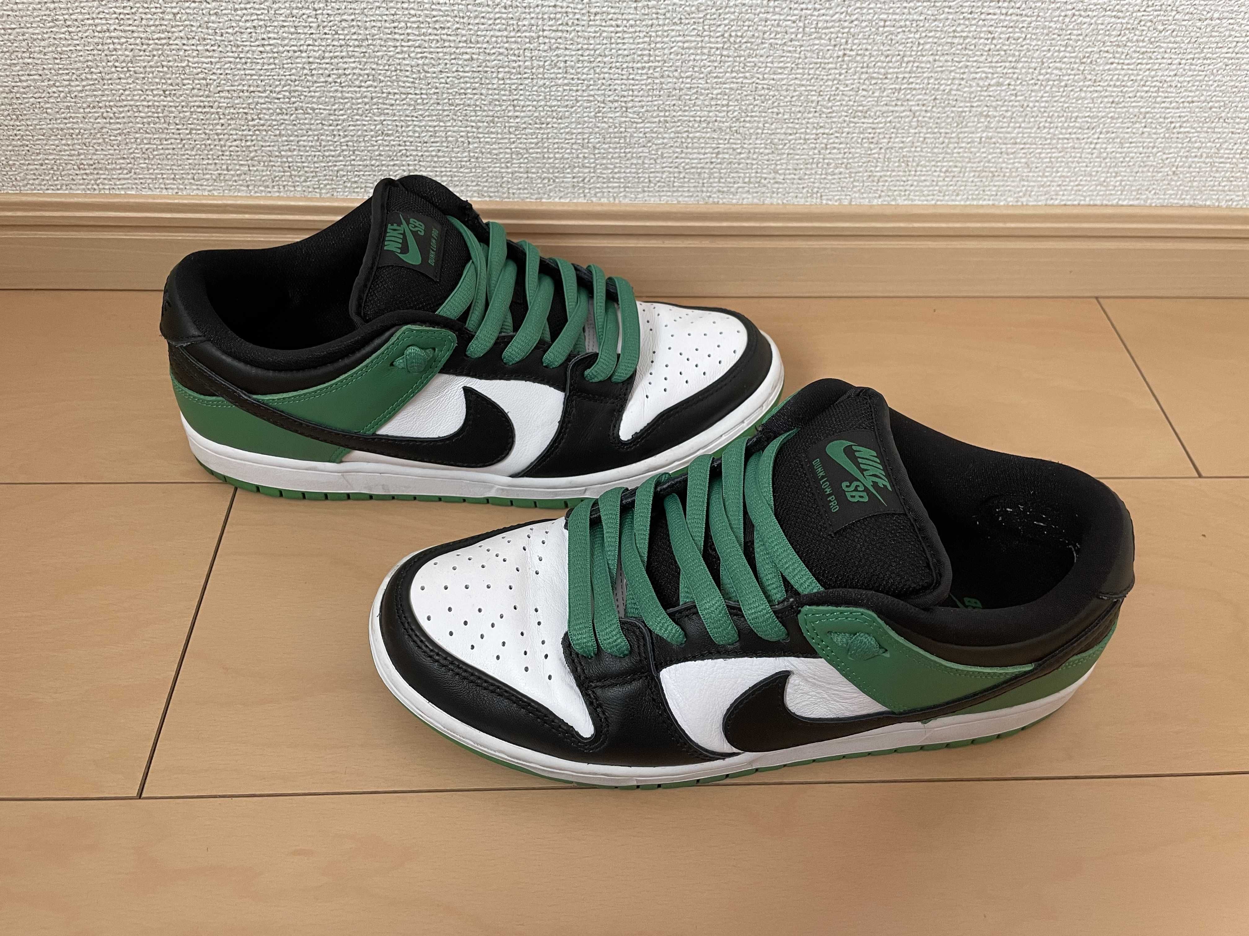 Nike SB Dunk Low Pro "Black and Classic Green"