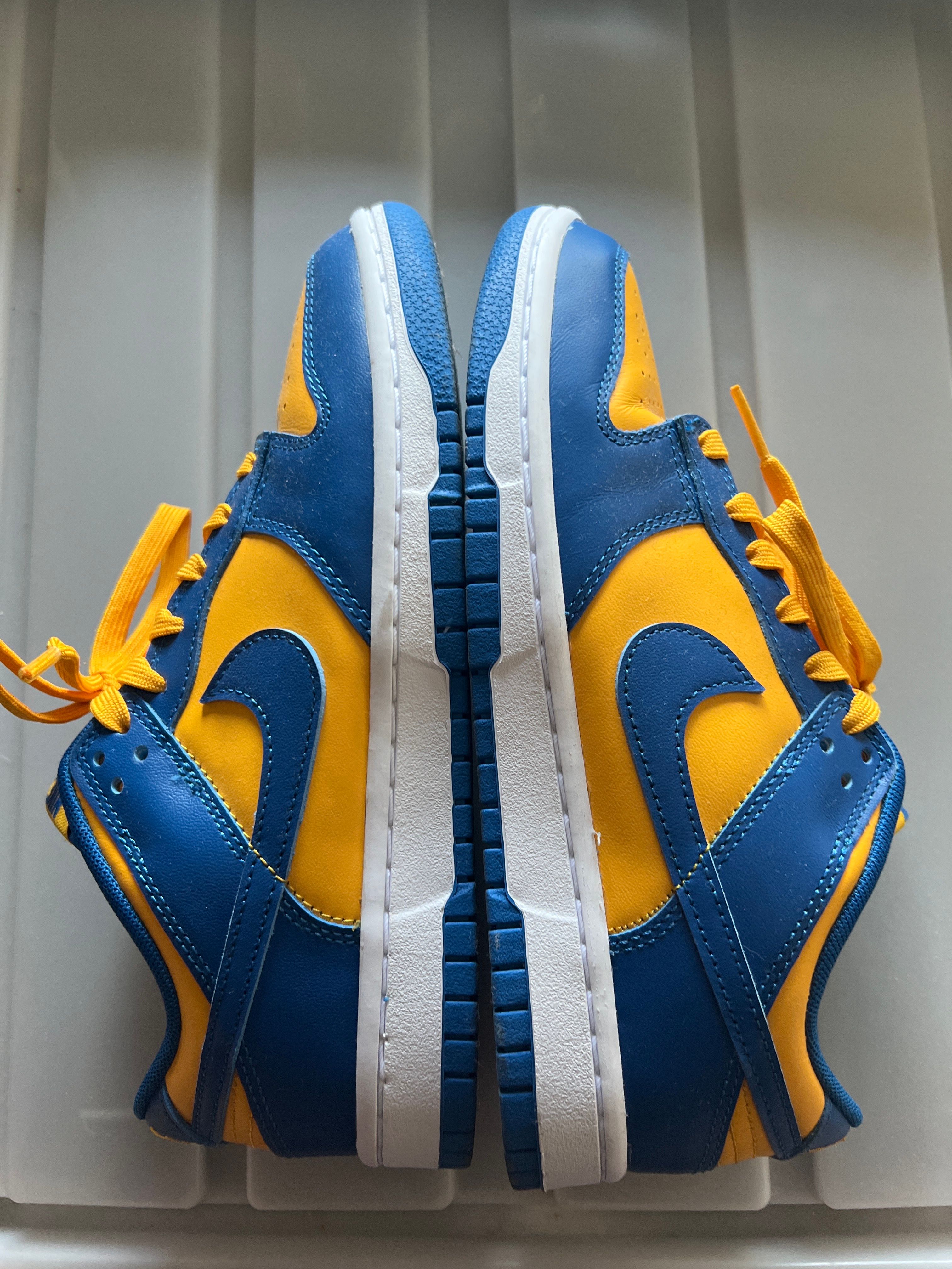 Nike Dunk Low "Blue Jay and University Gold"