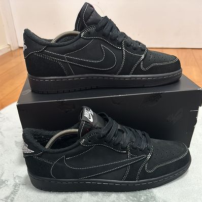 Travis Scott × Nike Air Jordan 1 Low OG SP "Black Phantom"