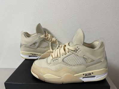 Off-White × Nike Women's Air Jordan 4 SP "Sail"