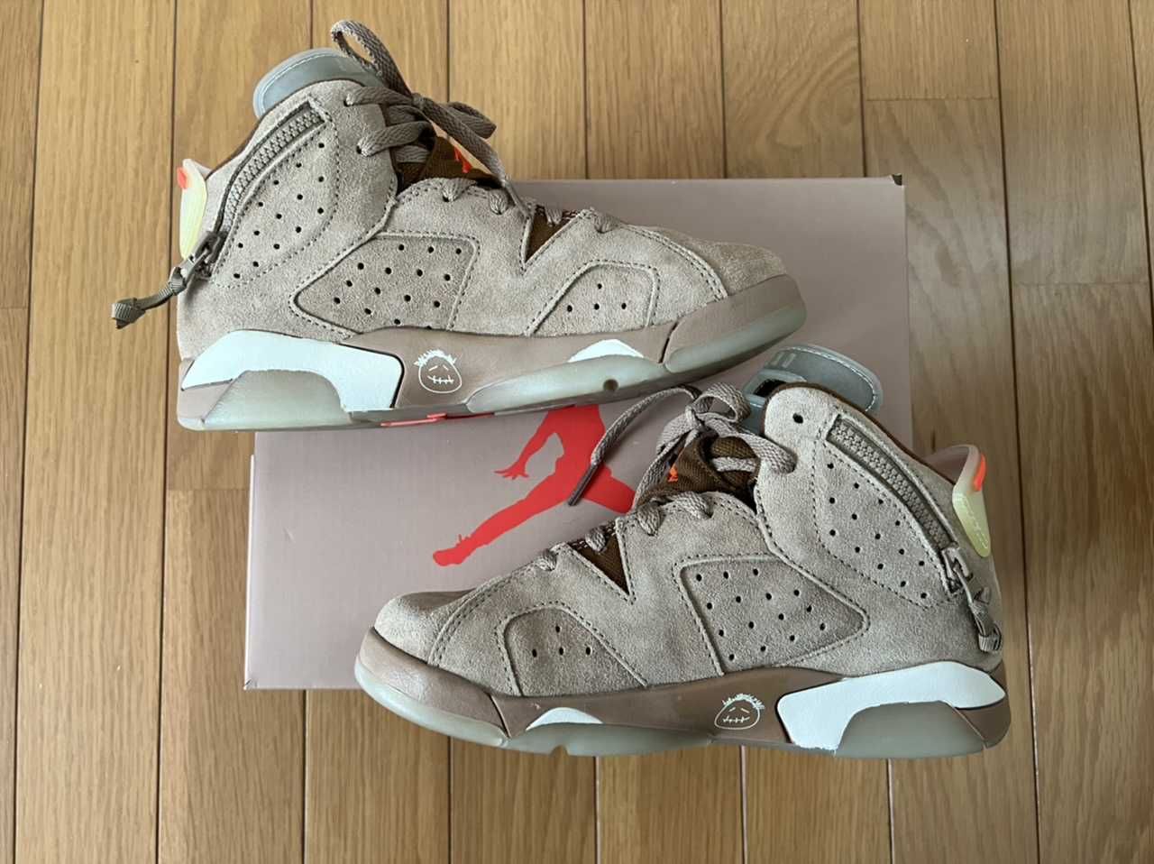 Travis Scott × Nike PS Air Jordan 6 "British Khaki"