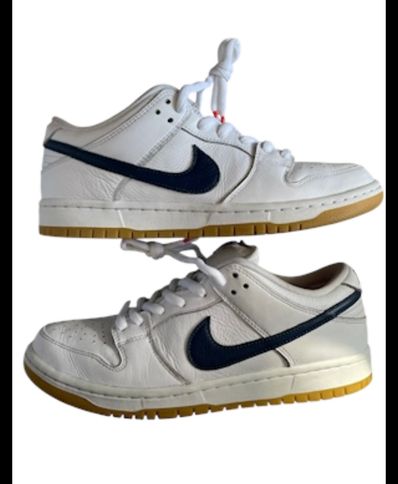 Nike SB Dunk Low "Orange Label White Navy"