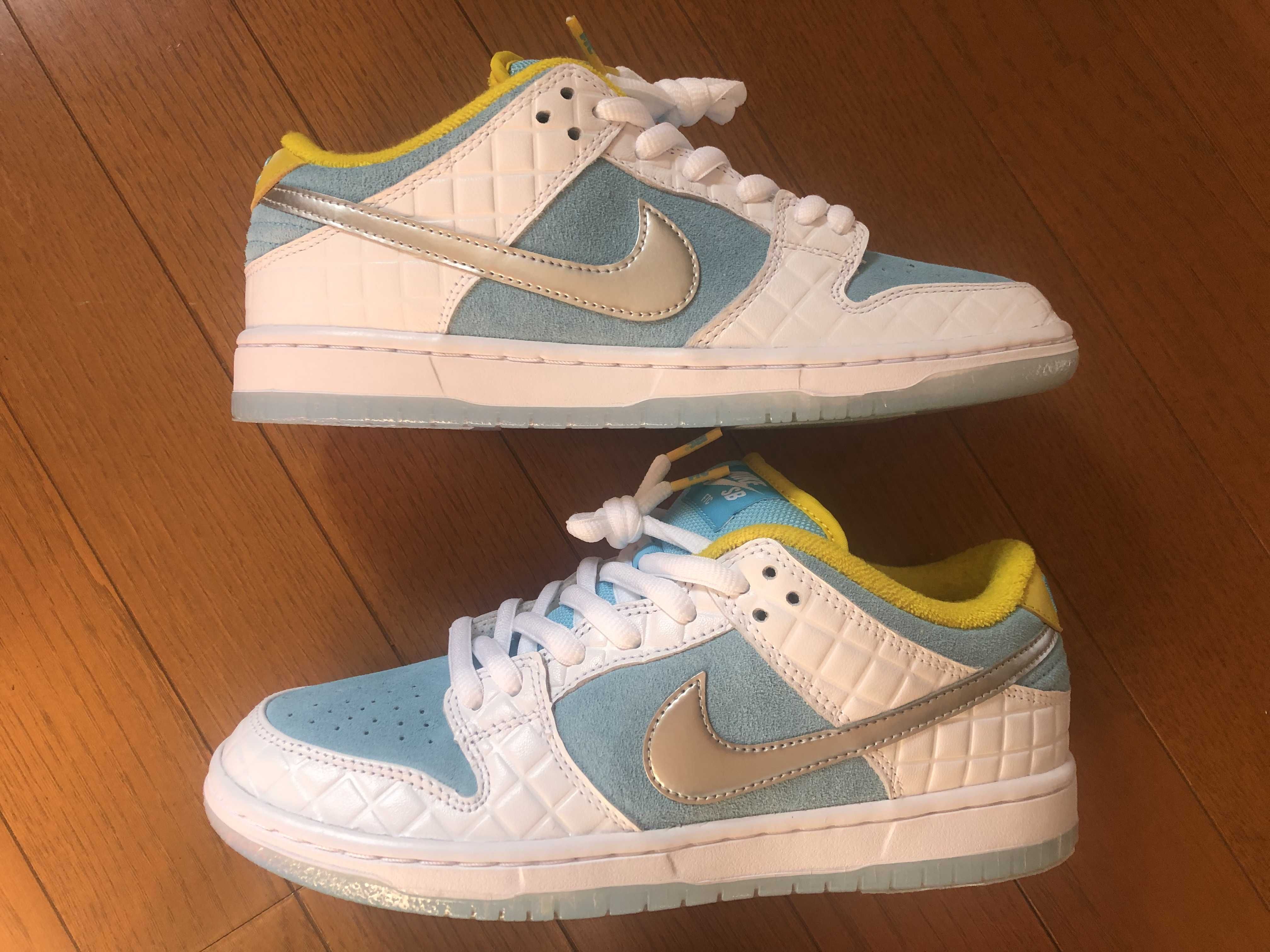 FTC × Nike SB Dunk Low "White/Blue"