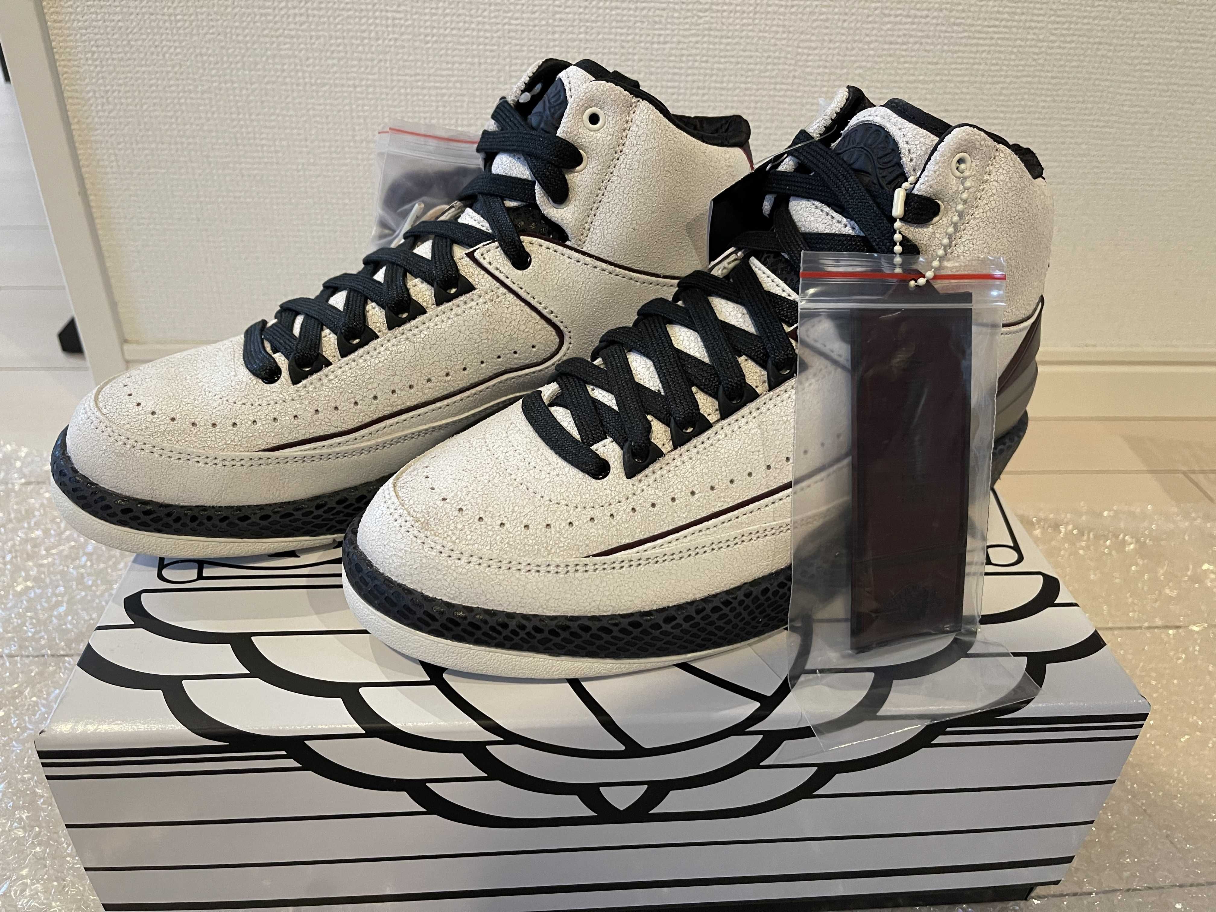 A Ma Maniere × Nike Air Jordan 2 "Airness/Sail and Burgundy"