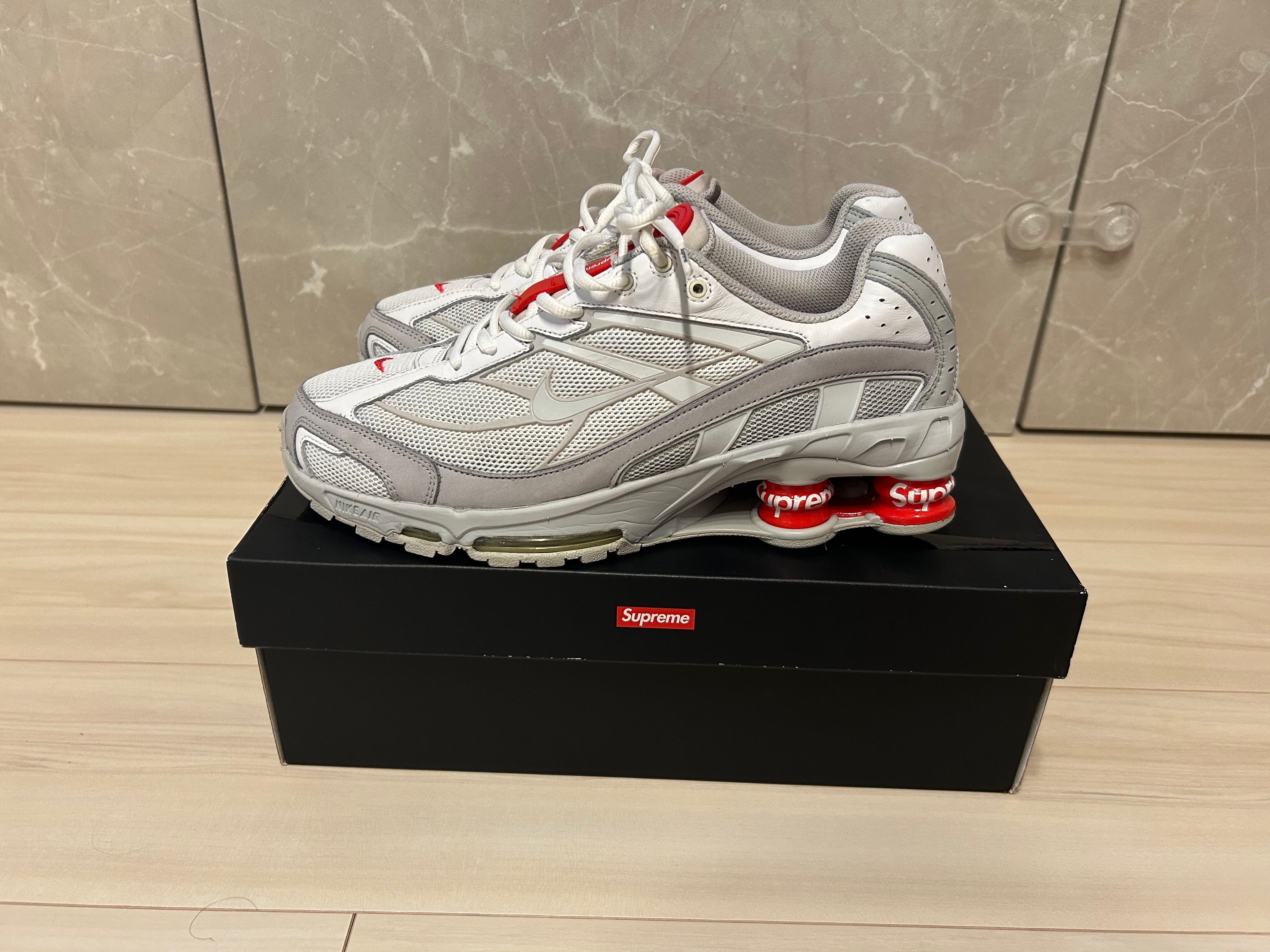 Supreme × Nike Shox Ride 2 "White/Grey Fog/Flat Platinum"