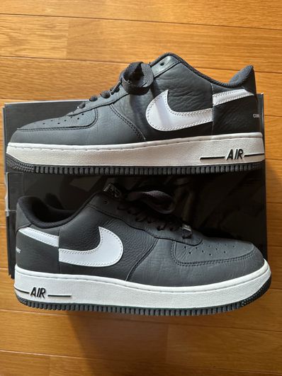 Supreme × COMME des GARCONS SHIRT × Nike Air Force 1 Low "Black/White" (2018)