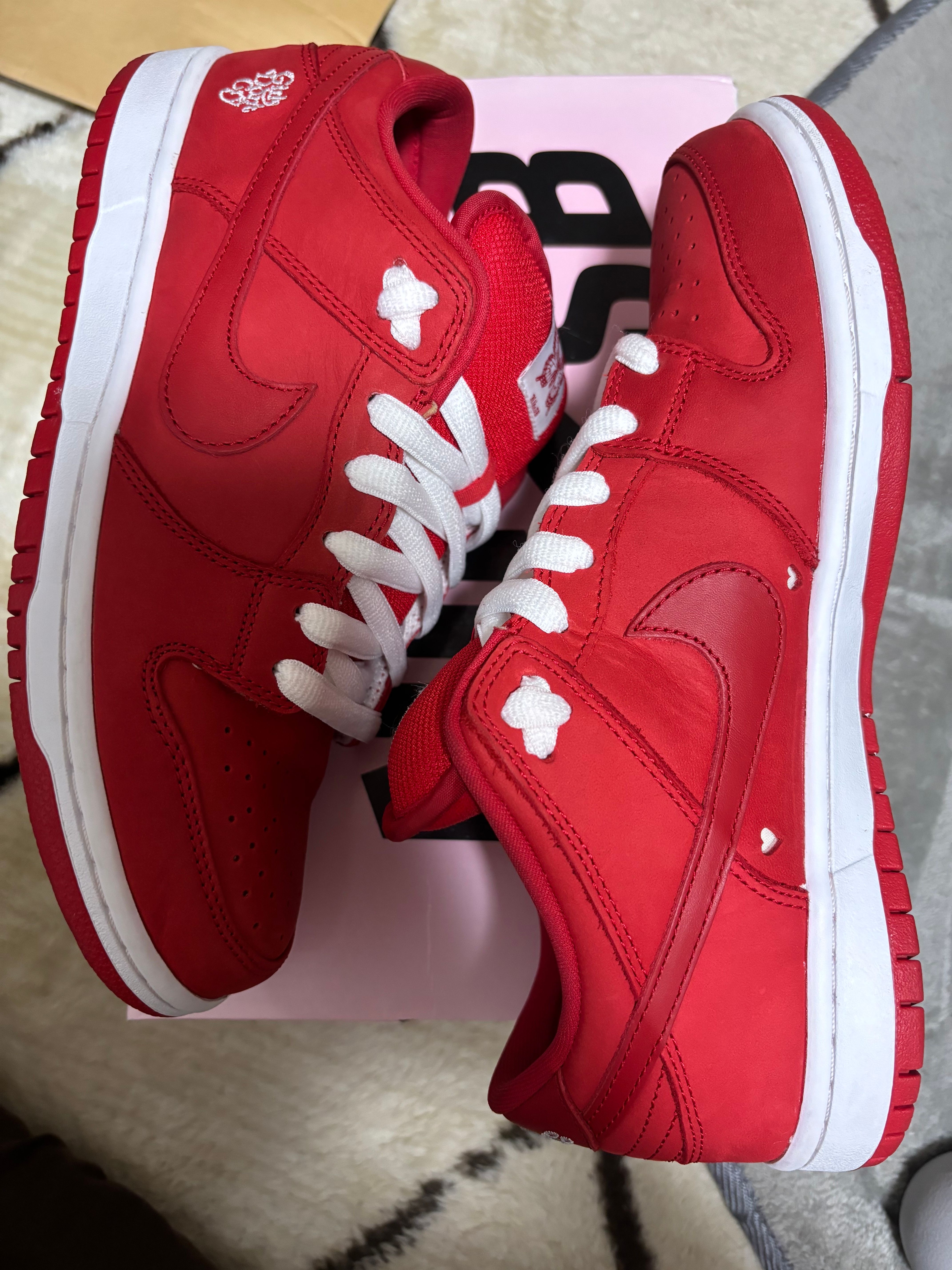 Girls Don't Cry × Nike SB Dunk Low Pro QS "Red" / VERDY