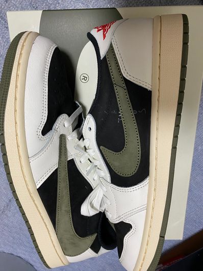Travis Scott × Nike Women's Air Jordan 1 Low OG "Medium Olive"