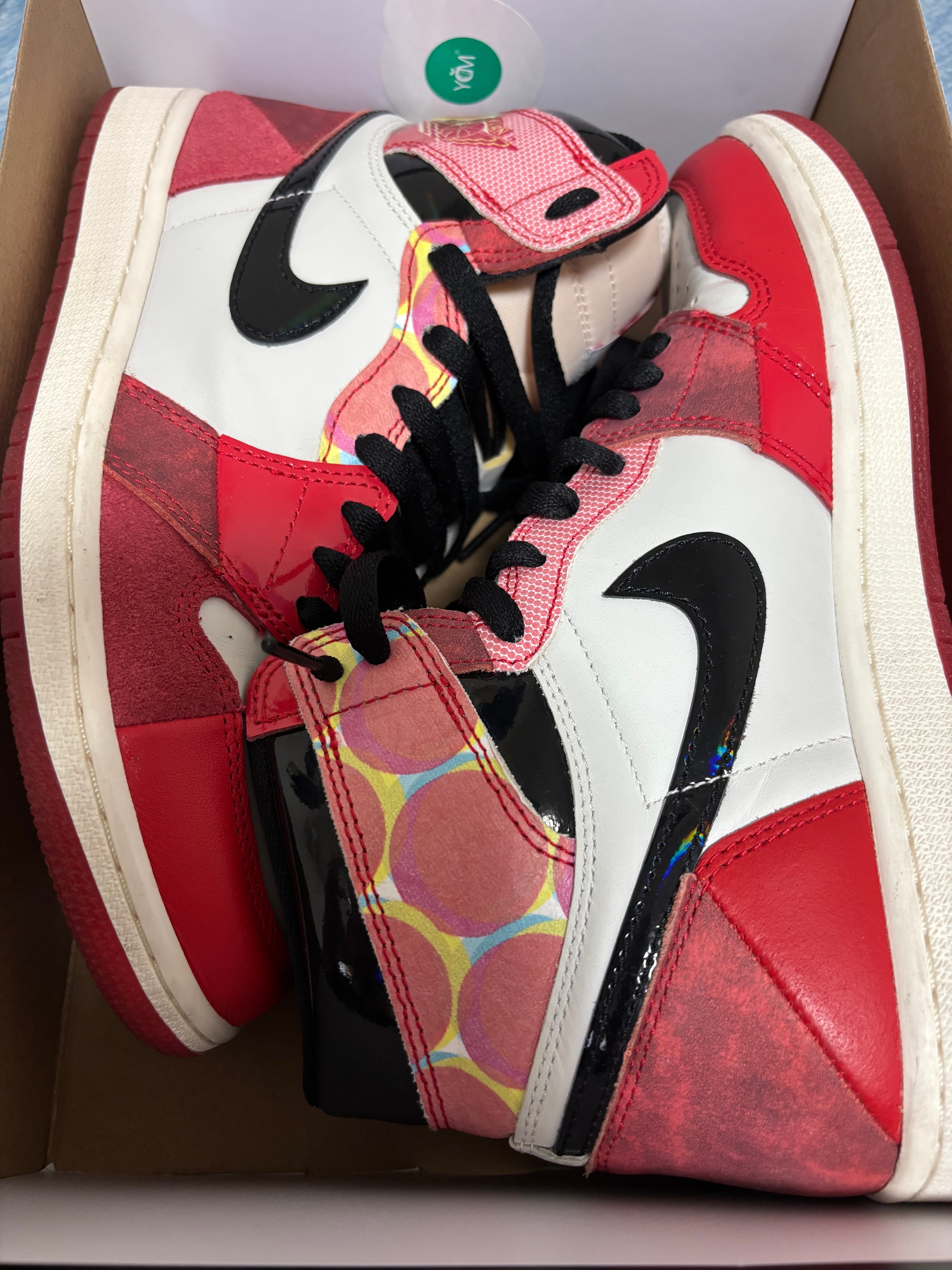 Spider-Man × Nike Air Jordan 1 Retro High OG SP "Spider-Man: Across the Spider-Verse/University Red"