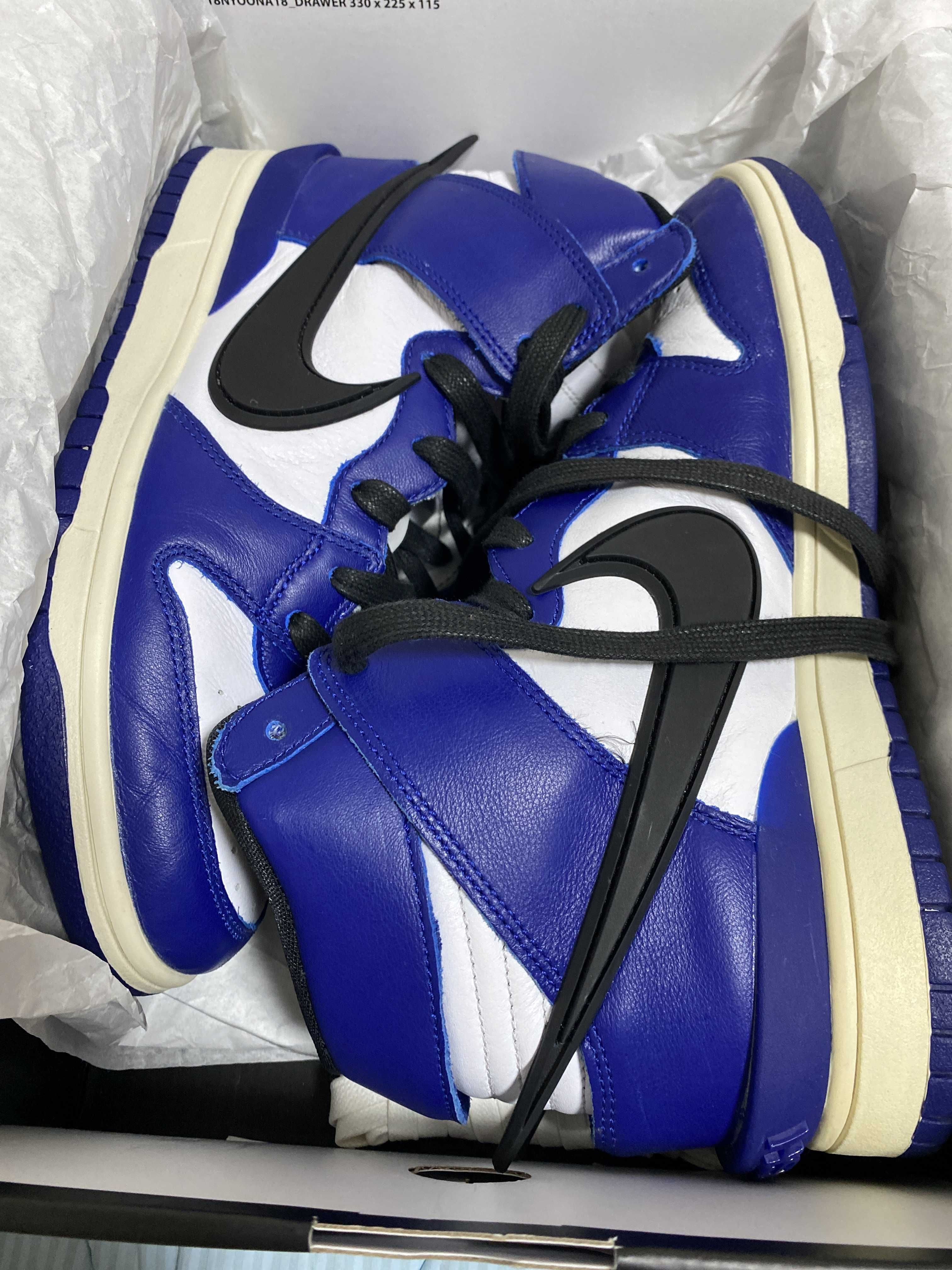 AMBUSH × NIKE DUNK HIGH "DEEP ROYAL"