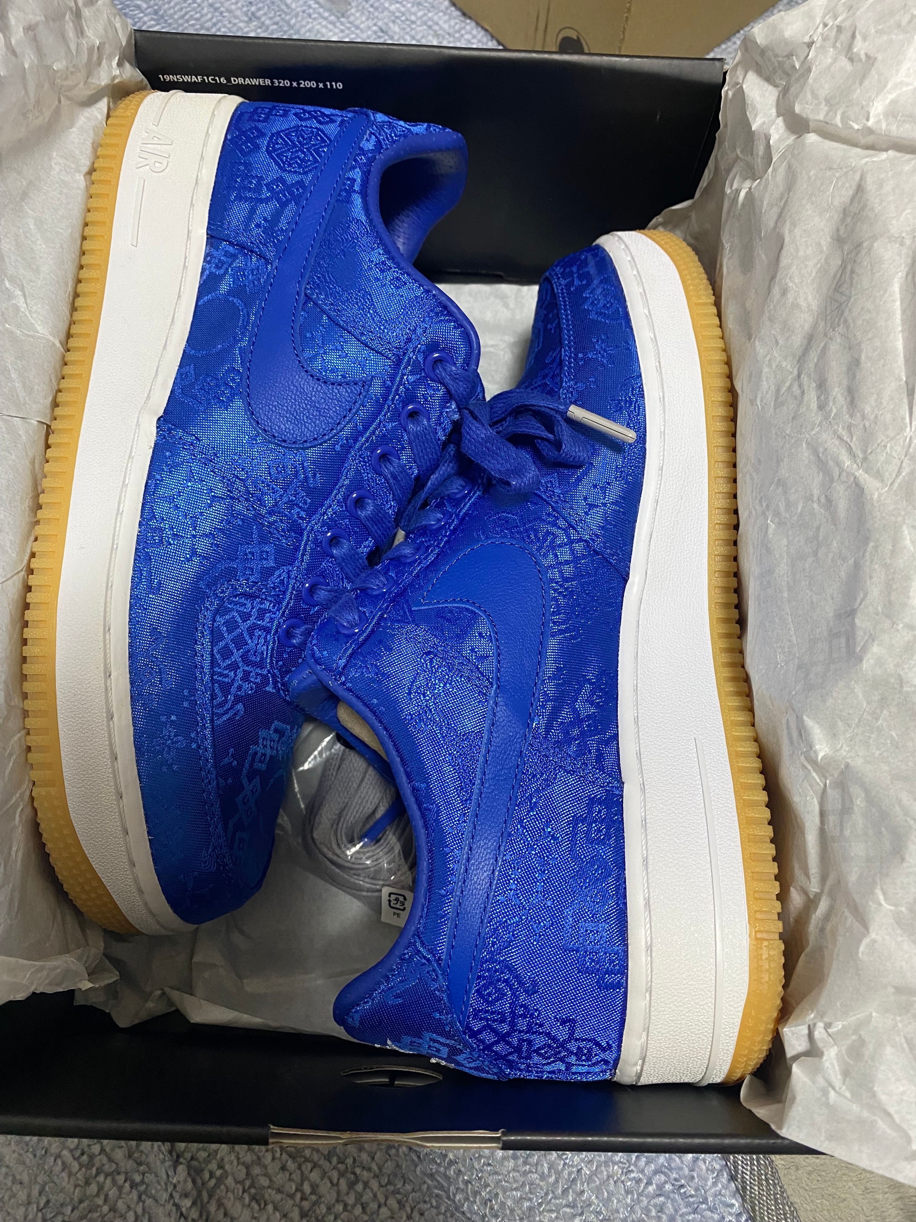 CLOT × Nike Air Force 1 Low "Blue"