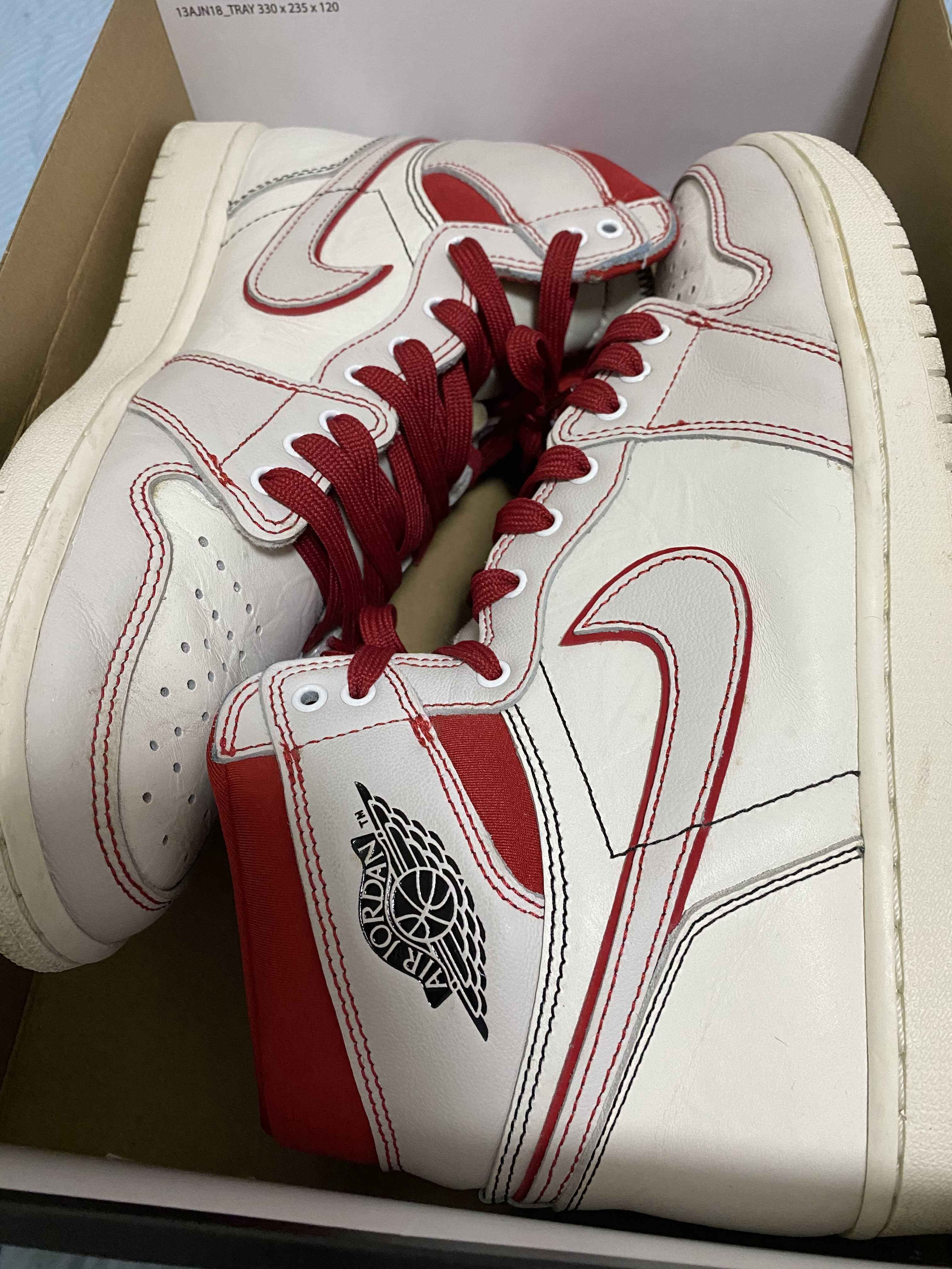 Nike Air Jordan 1 Retro High OG "Sail/University Red"     