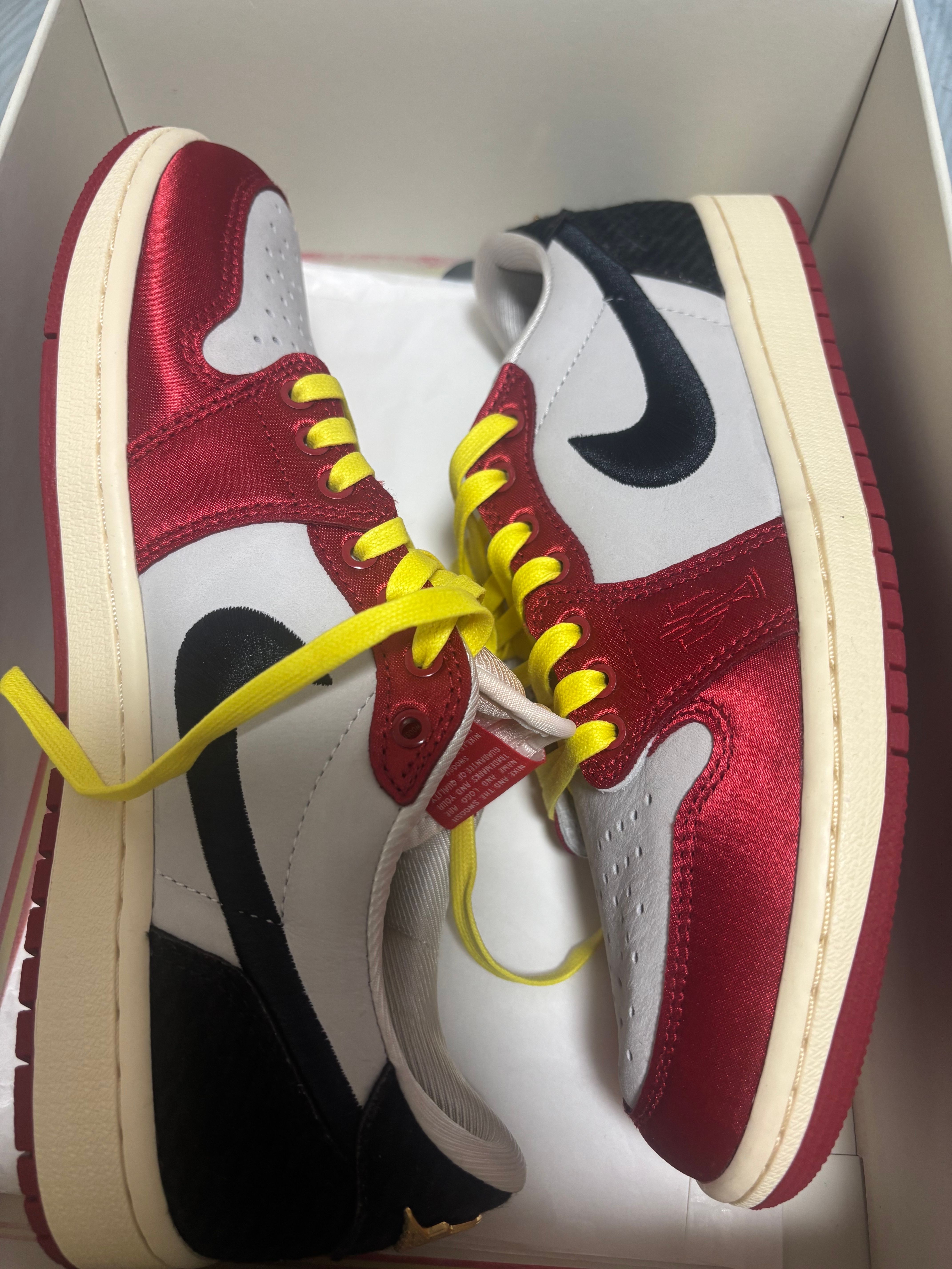 Trophy Room × Nike Air Jordan 1 Low OG "Sail and Varsity Red"