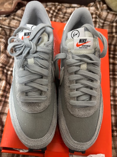 Fragment × sacai × Nike LD Waffle "Light Smoke Grey"