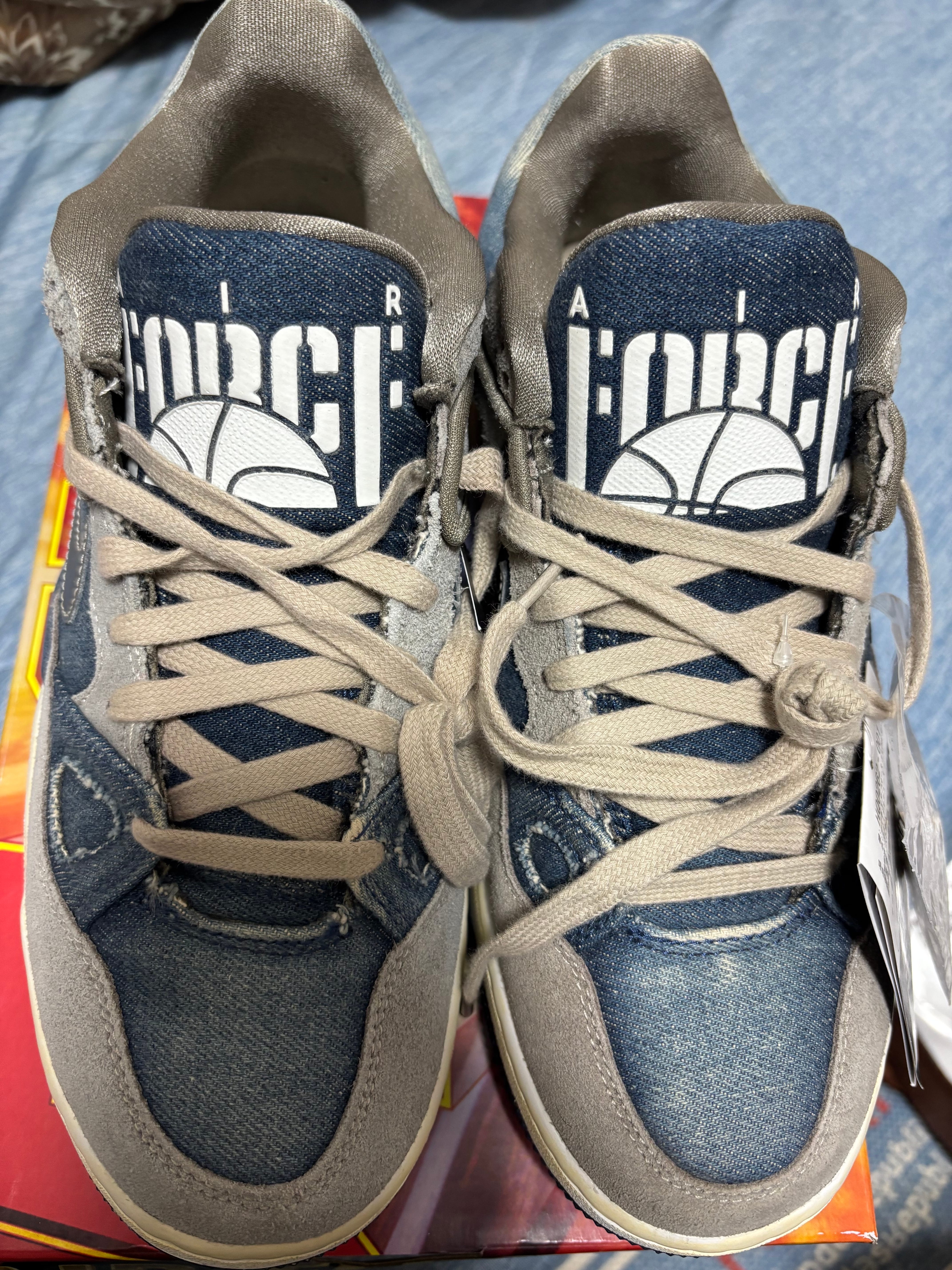 NIGO® × Levi's × Nike Air Force 3 Low SP "Olive Grey" (NIGO Heel Logo) (Levi's Tab)
