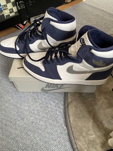 Nike Air Jordan 1 High OG CO.JP "White/Midnight Navy" (2020)(ブリーフケースなし)