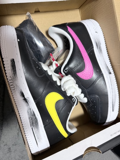 PEACEMINUSONE × Nike Air Force 1 Low '07 Para-Noise 3.0 "Black and Multi-Color" / G-DRAGON