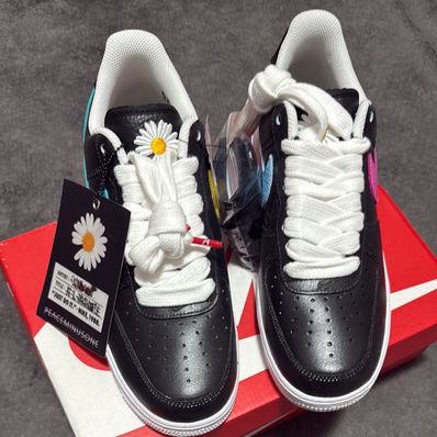 PEACEMINUSONE × Nike Air Force 1 Low '07 Para-Noise 3.0 "Black and Multi-Color" / G-DRAGON