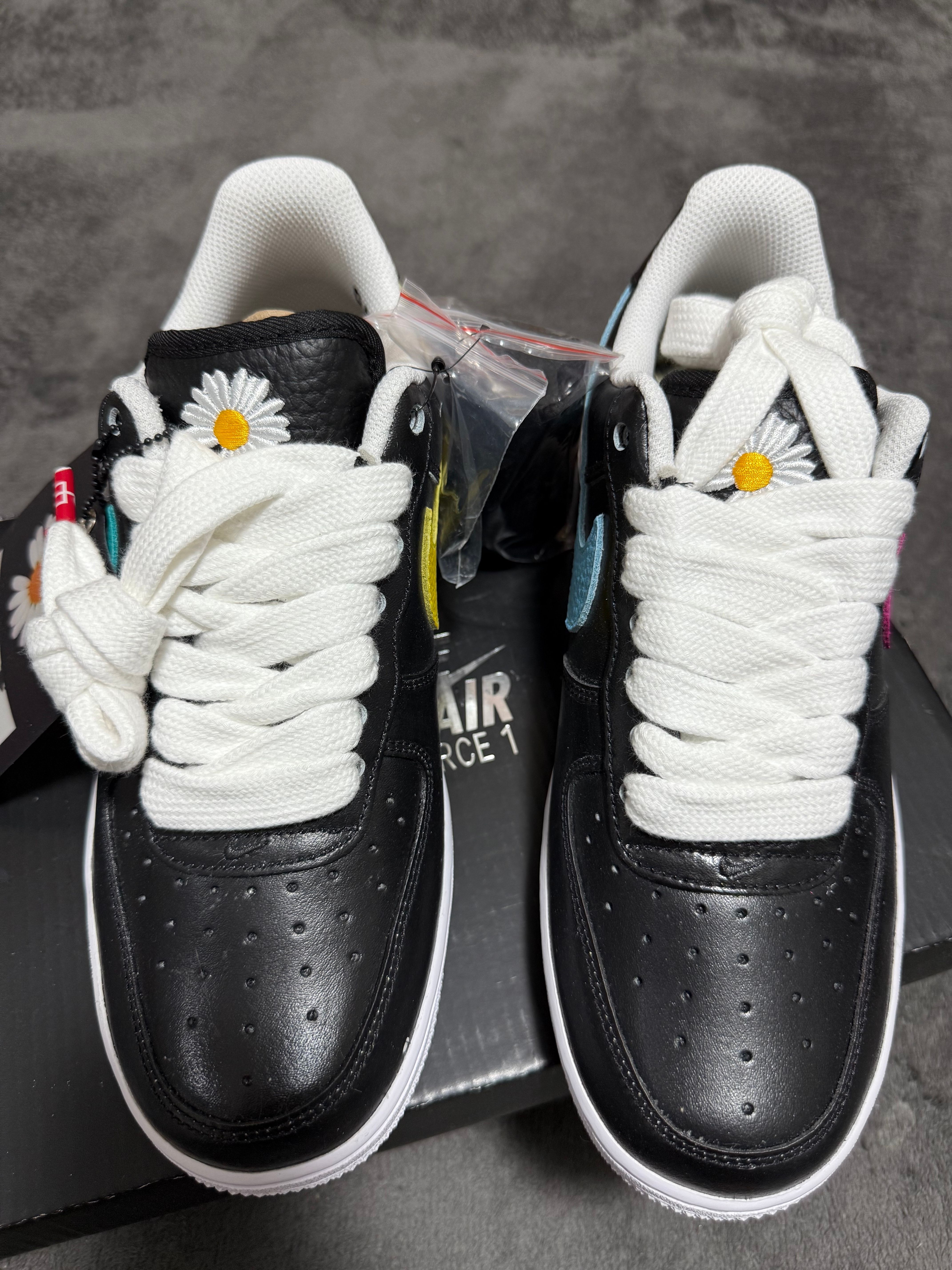 PEACEMINUSONE × Nike Air Force 1 Low '07 Para-Noise 3.0 "Black and Multi-Color" / G-DRAGON